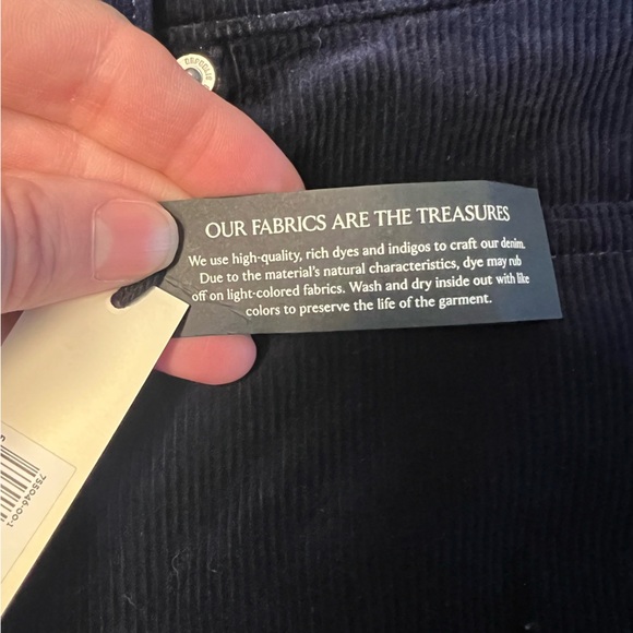 Banana Republic women’s high rise flare black corduroy pants size 26. NWT. - Picture 4 of 10